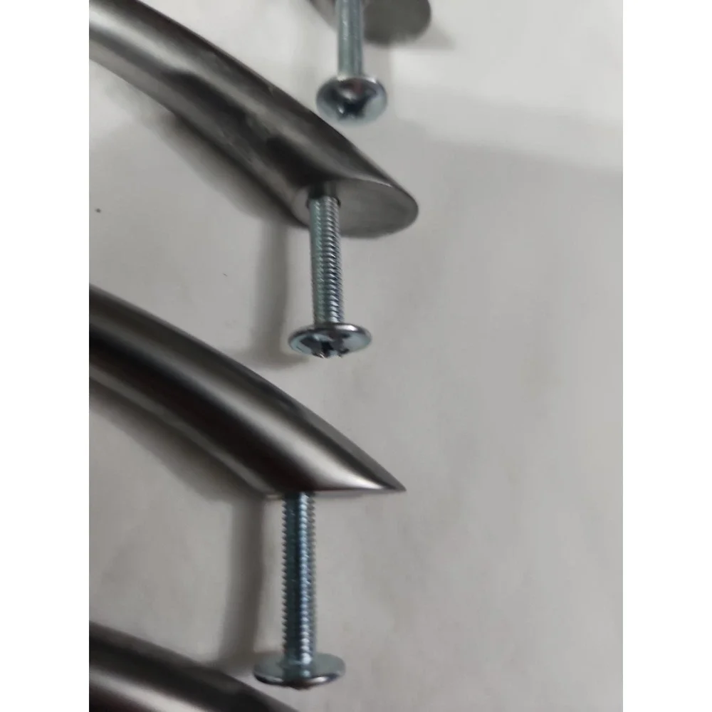 Satin Nickle Large Cupboard Or‎ Drawer Pulls 6